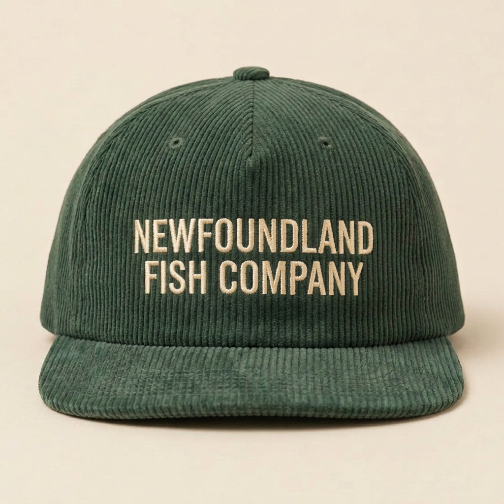 Corduroy Snapback in Green